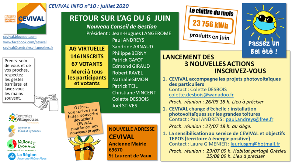 notre newsletter