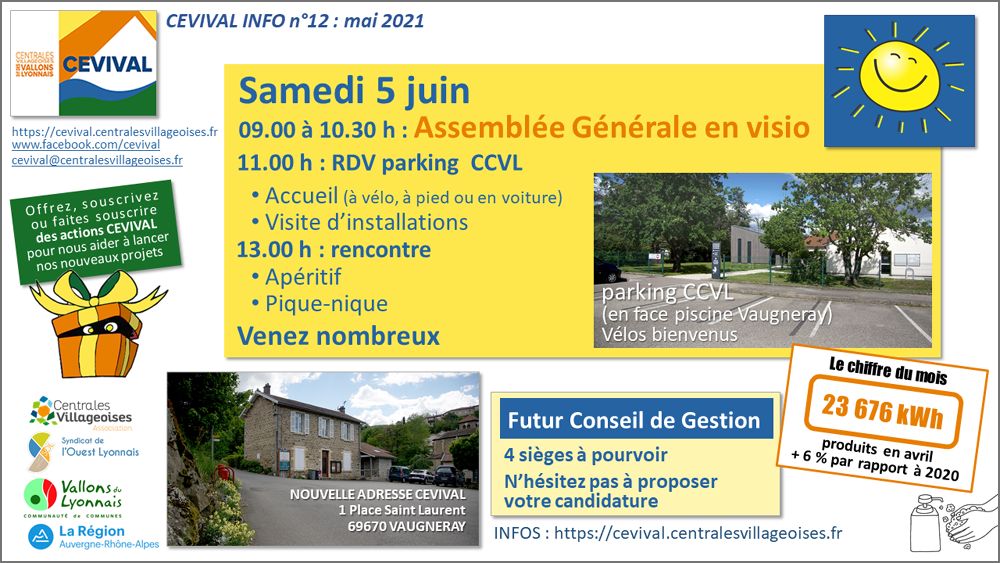Newsletter CEVIVAL Juin  2021