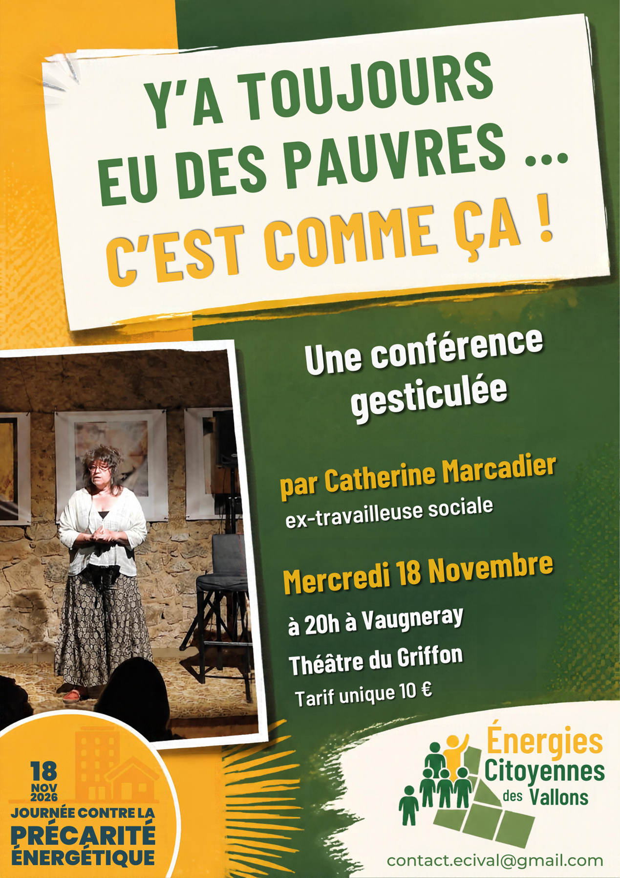 affiche conférence gesticulée