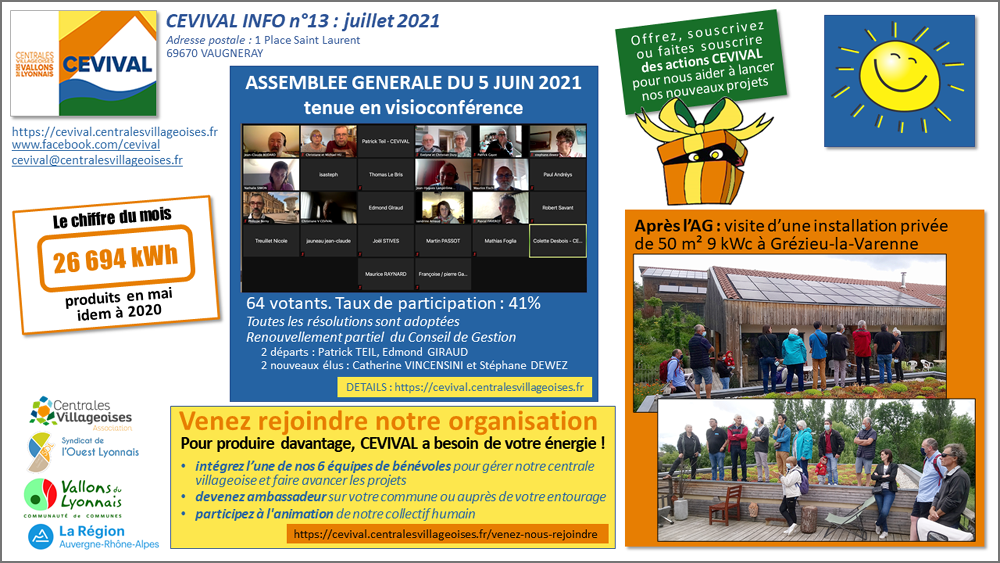 newsletter cevival 