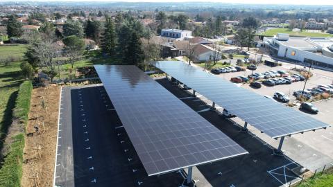 Ombrières de la piscine intercommunale